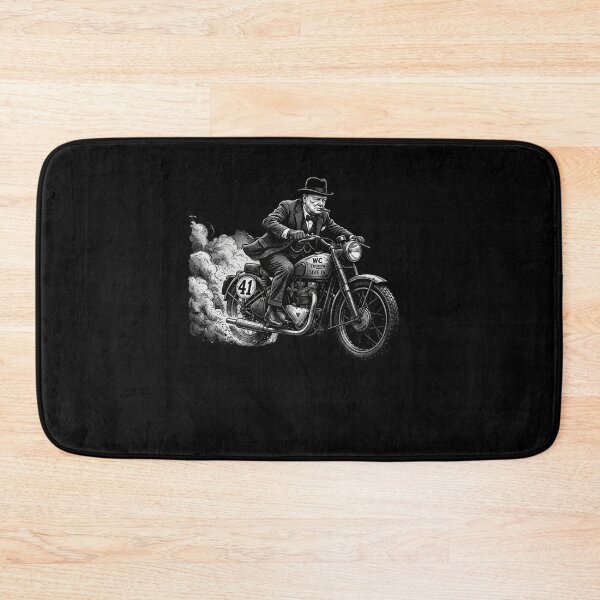 Item preview, Churchill Motorcycle Rider biker funny history humor designed and sold by snowry.