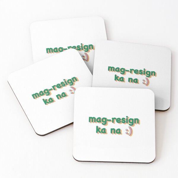 Item preview, MAG RESIGN KA NA FUNNY TAGALOG GENZ STICKER designed and sold by aydapadi.