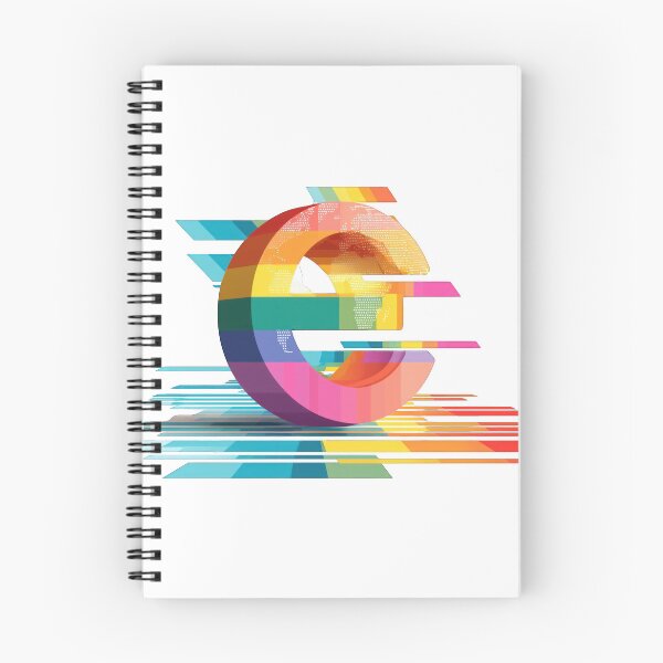 Item preview, Rainbow Euro Symbol Abstract Global Equality Futuristic Pride Design designed and sold by DadGenX.