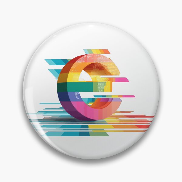 Item preview, Rainbow Euro Symbol Abstract Global Equality Futuristic Pride Design designed and sold by DadGenX.