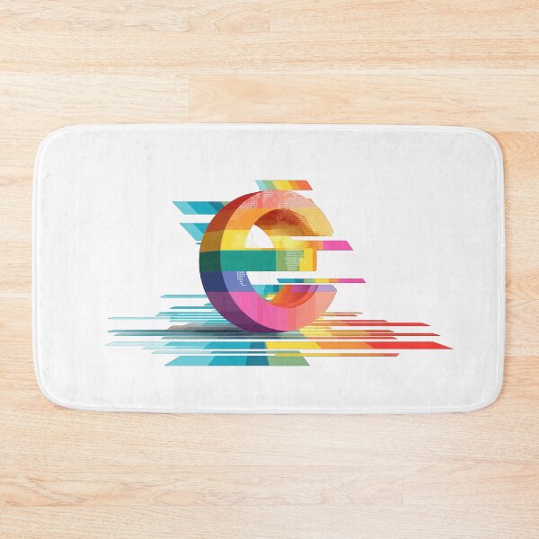 Item preview, Rainbow Euro Symbol Abstract Global Equality Futuristic Pride Design designed and sold by DadGenX.