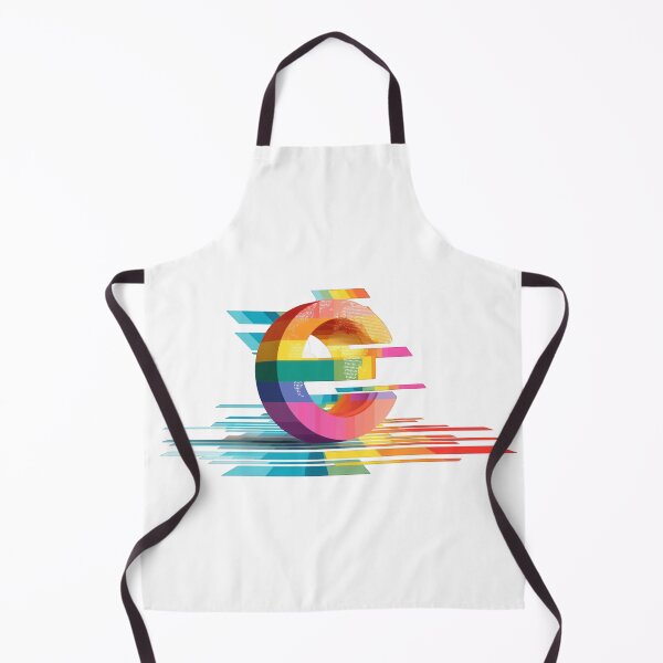Item preview, Rainbow Euro Symbol Abstract Global Equality Futuristic Pride Design designed and sold by DadGenX.