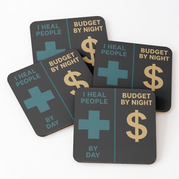 Item preview, I Heal People By Day Budget By Night Nurse Finance Shirt Healthcare Gift Tee designed and sold by BrokeNoMoreCo.