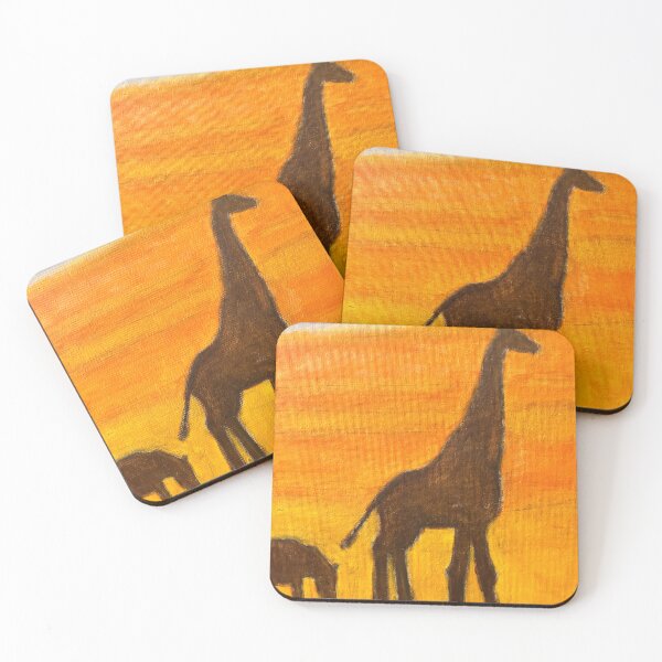 Item preview, Giraffe at sunset designed and sold by OleosAlex.