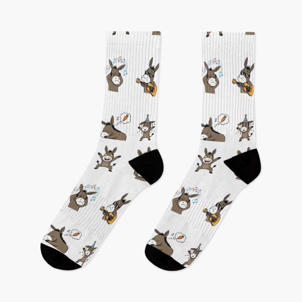 Item preview, Cute Donkey Emoji Sticker Pack designed and sold by RamyGallery.