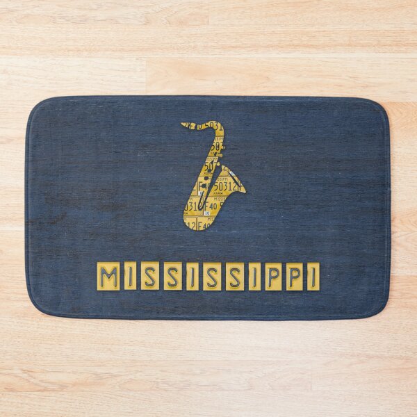 Item preview, Mississippi License Plate Saxophone designed and sold by Elisabeth Lucas.