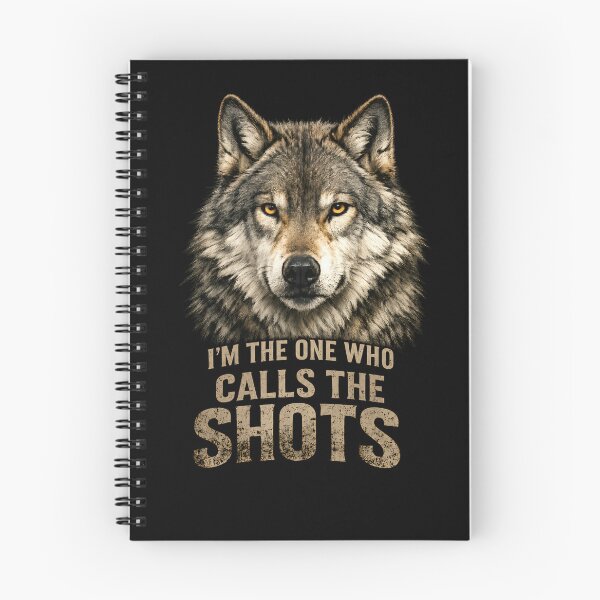 Item preview, Wolf Mindset – I Call the Shots | Powerful Alpha Wolf Graphic designed and sold by MattyManiac.