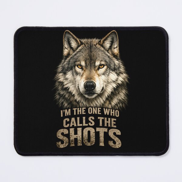 Item preview, Wolf Mindset – I Call the Shots | Powerful Alpha Wolf Graphic designed and sold by MattyManiac.