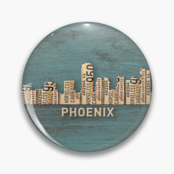 Item preview, Phoenix License Plate Skyline 01 designed and sold by Elisabeth Lucas.