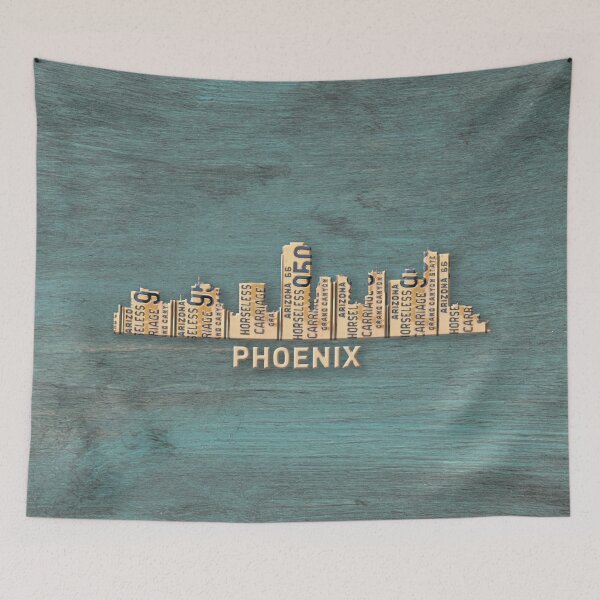 Item preview, Phoenix License Plate Skyline 01 designed and sold by Elisabeth Lucas.