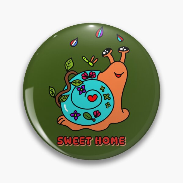 Item preview, Sweet Home Cute Snail Illustration designed and sold by EMILYVU22.