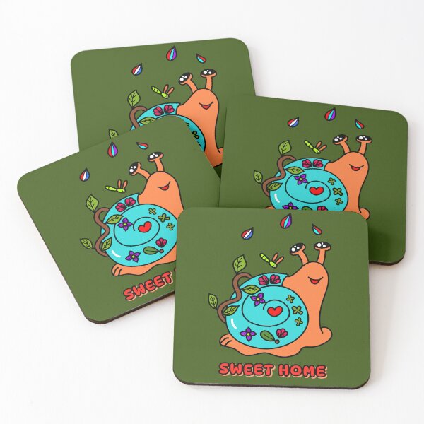 Item preview, Sweet Home Cute Snail Illustration designed and sold by EMILYVU22.