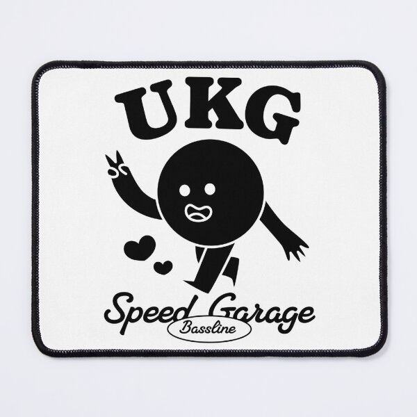 Item preview, UKG - Speed Garage Dude (Black) designed and sold by Discothreadz.