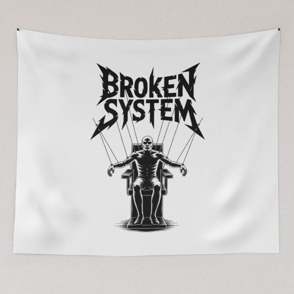 Item preview, Broken System — They Built the Cage, We Break the Throne designed and sold by NewUSShop.