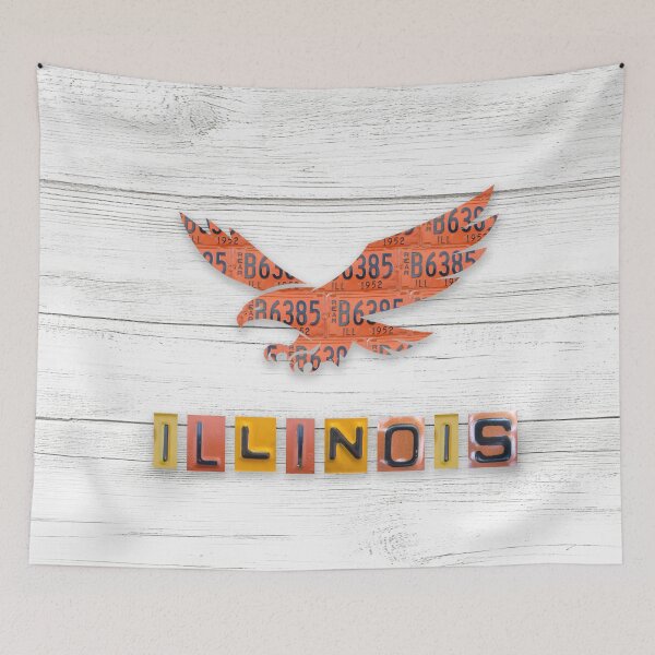 Item preview, Illinois License Plate Eagle designed and sold by Elisabeth Lucas.