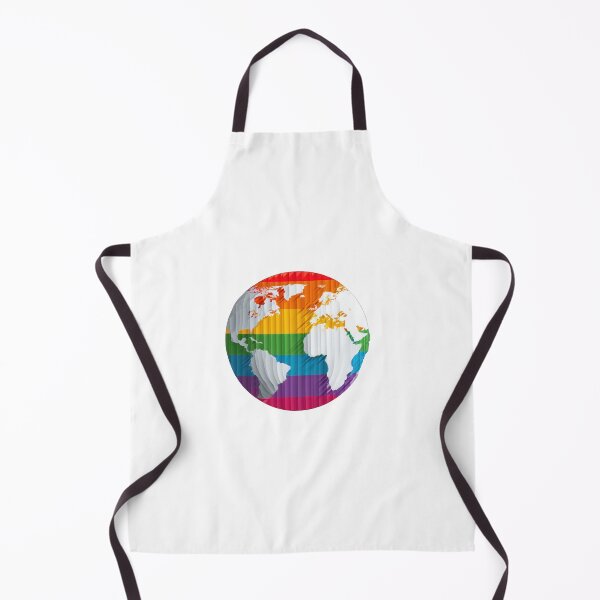 Item preview, Rainbow World Globe LGBTQ Pride Minimal Modern Earth Illustration designed and sold by DadGenX.