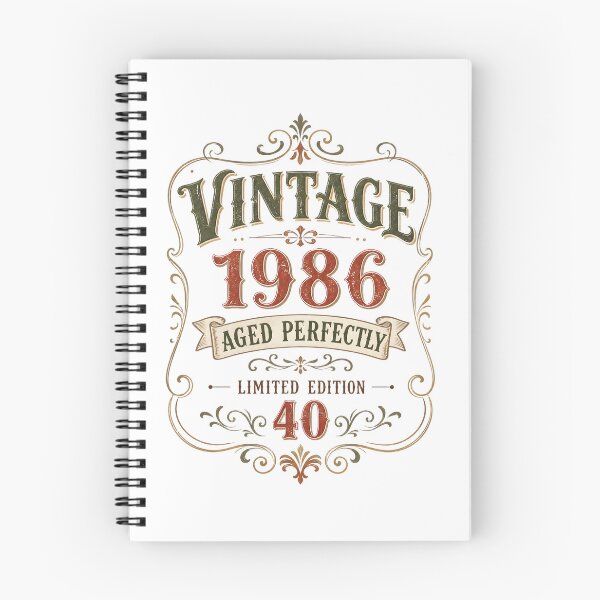 Item preview,  Vintage 1986 40 Years Aged Perfectly Gift designed and sold by FernaRoje.