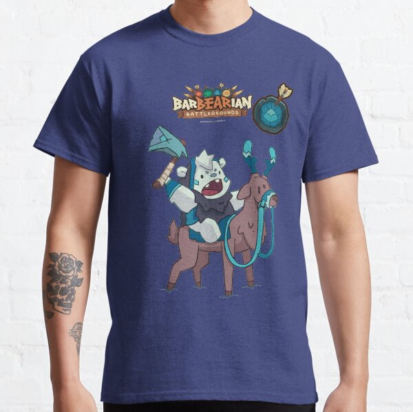 Barbarian: Battlegrounds (Blue Clan: Reindeer Bear) Classic T-Shirt