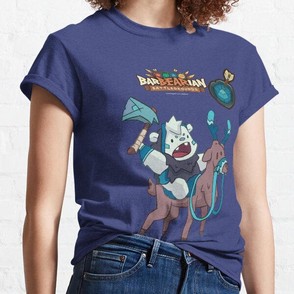 Barbarian: Battlegrounds (Blue Clan: Reindeer Bear) Classic T-Shirt