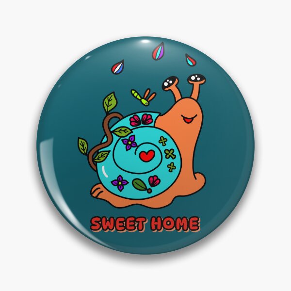 Item preview, Sweet Home Cute Snail Illustration designed and sold by EMILYVU22.
