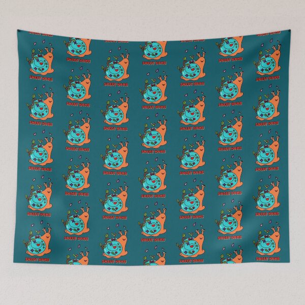Item preview, Sweet Home Cute Snail Illustration designed and sold by EMILYVU22.