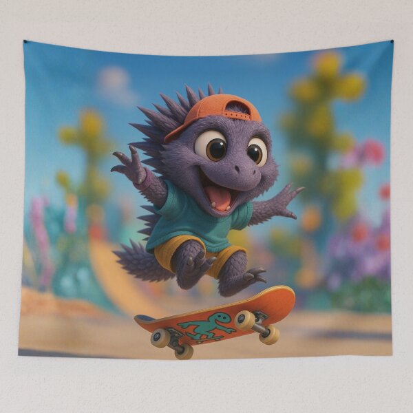 Item preview, Skater Wiwaxia Dinosaur designed and sold by Sillytoe.