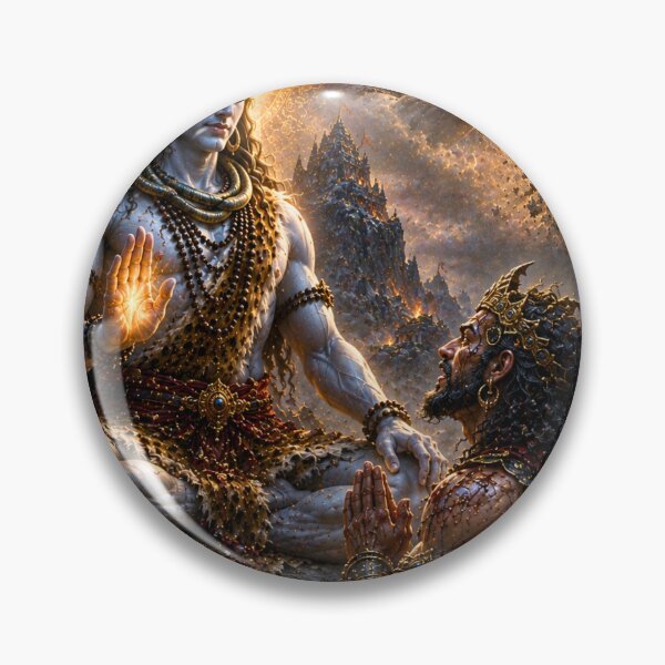 Item preview, Mahadev War Series: The Illusion of Ash – Lord Shiva and the Trap of Bhasmasura designed and sold by Homyar.