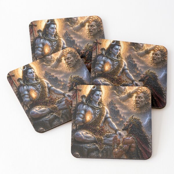 Item preview, Mahadev War Series: The Illusion of Ash – Lord Shiva and the Trap of Bhasmasura designed and sold by Homyar.