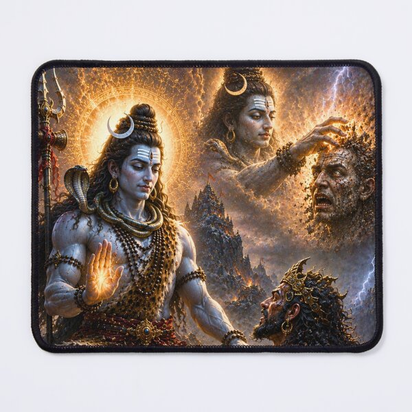 Item preview, Mahadev War Series: The Illusion of Ash – Lord Shiva and the Trap of Bhasmasura designed and sold by Homyar.