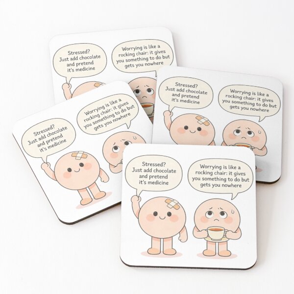Item preview, stress with chocolate designed and sold by Chill Vibe.
