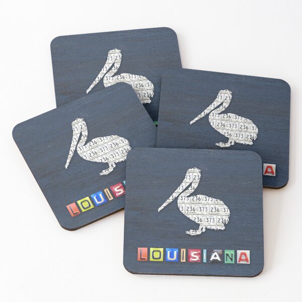 Item preview, Louisiana License Plate Pelican designed and sold by Elisabeth Lucas.