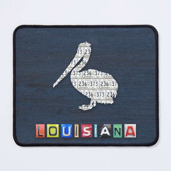 Item preview, Louisiana License Plate Pelican designed and sold by Elisabeth Lucas.
