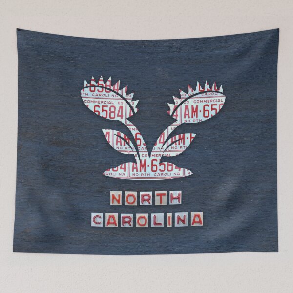Item preview, NC License Plate Venus Flytrap designed and sold by Elisabeth Lucas.