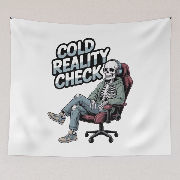 Item preview, Cold Reality Check — Unbothered, Chilling in the Void designed and sold by NewUSShop.