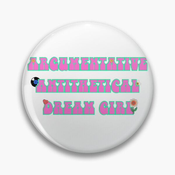 Item preview, Groovy Pink and Mint Green Dream Girl Taylor Lyric Sticker designed and sold by GirlyVision.