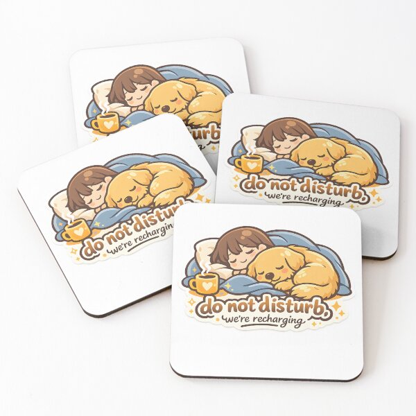 Item preview, Do Not Disturb We're Recharging Cute Dog Lover Design designed and sold by Naviora.