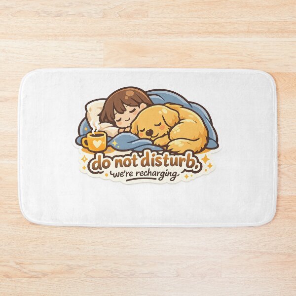 Item preview, Do Not Disturb We're Recharging Cute Dog Lover Design designed and sold by Naviora.