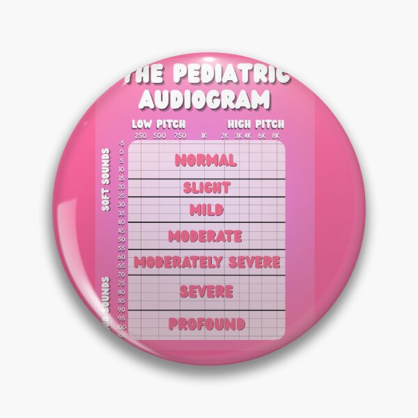 Item preview, Audiology Audiogram For Pediatric Patients Poster Size designed and sold by graceometry.