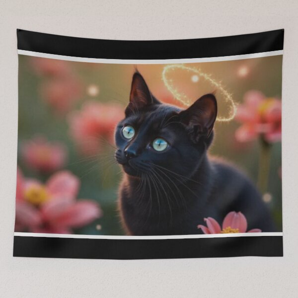 Item preview, Kitty with haylo designed and sold by Kari's shop.