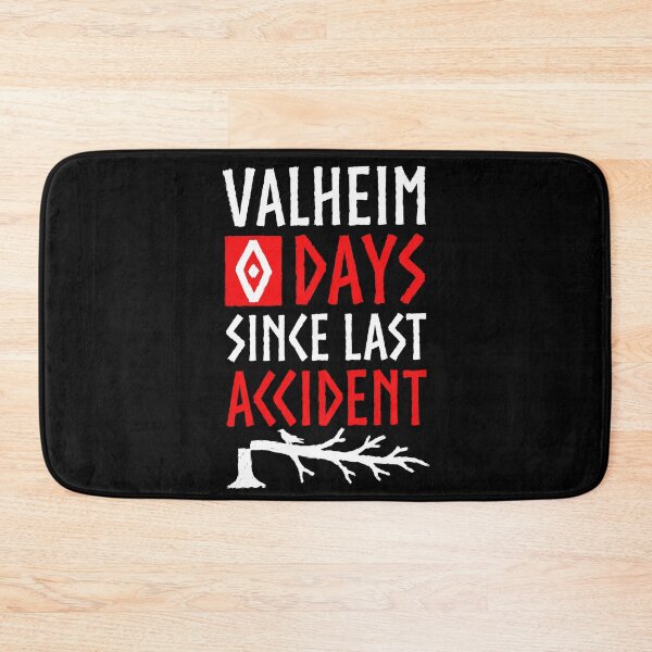 Item preview, valheim days since last accident designed and sold by thedarkfantasy.