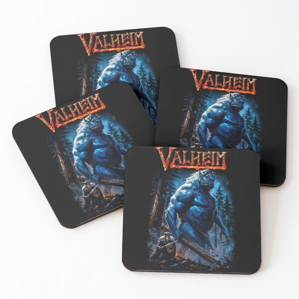 Item preview, valheim blue troll designed and sold by thedarkfantasy.