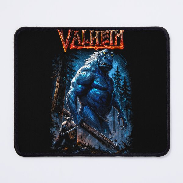 Item preview, valheim blue troll designed and sold by thedarkfantasy.