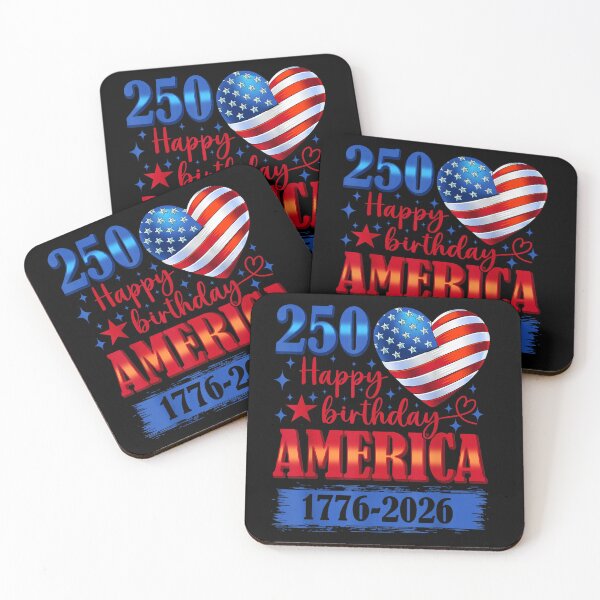 Item preview, 250th anniversary america patriotic flag heart 250 years usa  designed and sold by mariazin.