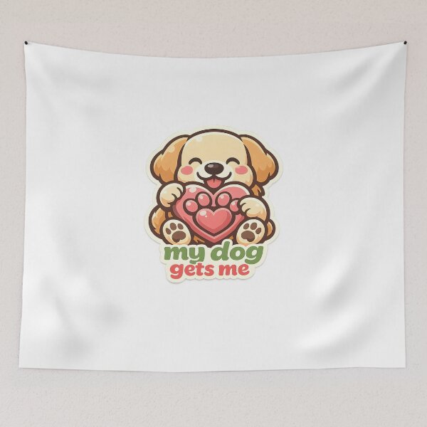 Item preview, My Dog Gets Me, Cute Dog Lover Design designed and sold by Naviora.