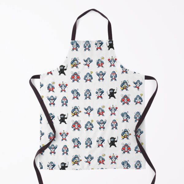 Item preview, Cute Gorilla Emoji Sticker Pack designed and sold by RamyGallery.