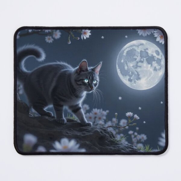 Item preview, Cat an the moon an Daisy's  designed and sold by Kari's shop.