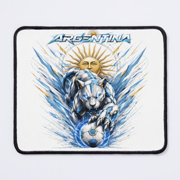 Item preview, Argentina Soccer Solar Puma - Futuristic Football Cybercore Design designed and sold by Extravanganzza.
