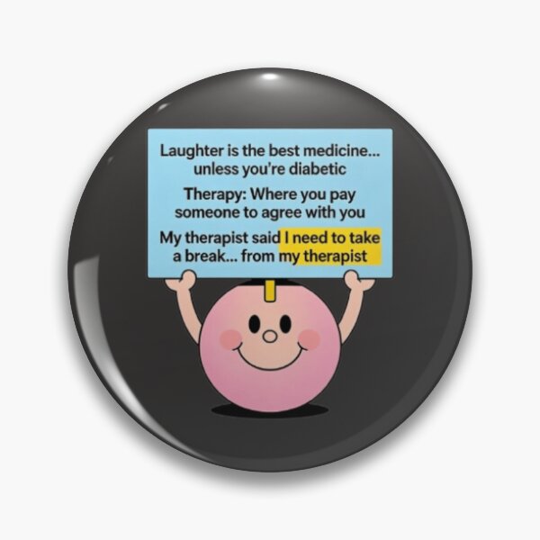 Item preview, Laughter Has Exceptions, Just Like Therapy designed and sold by Chill Vibe.