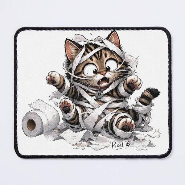 Item preview, Pixel vs Toilet Paper designed and sold by TitiaDesign.