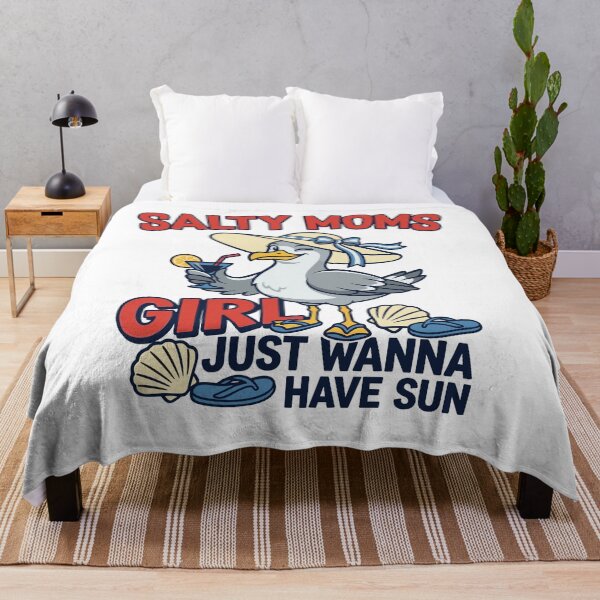 Item preview, Funny Seagull Salty Moms Beach Vacation designed and sold by KroghDs.